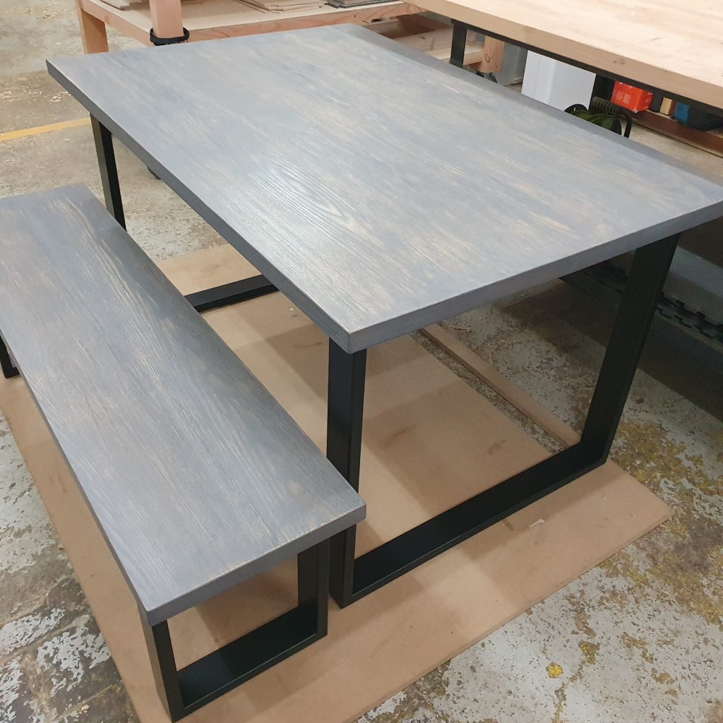 grey ash table