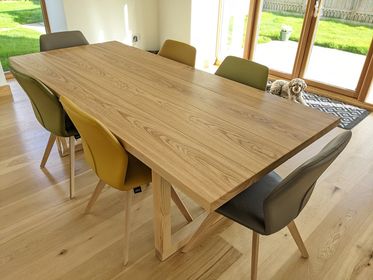 large ash table